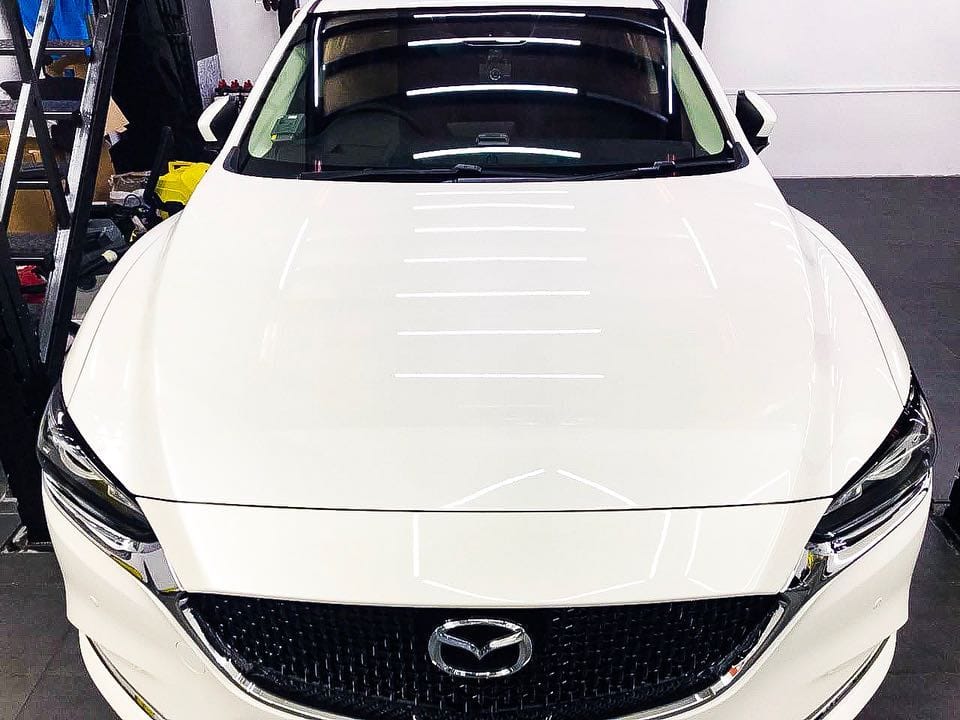 Brand New Mazda 6 coated with our Fireball Butterfly Coat...