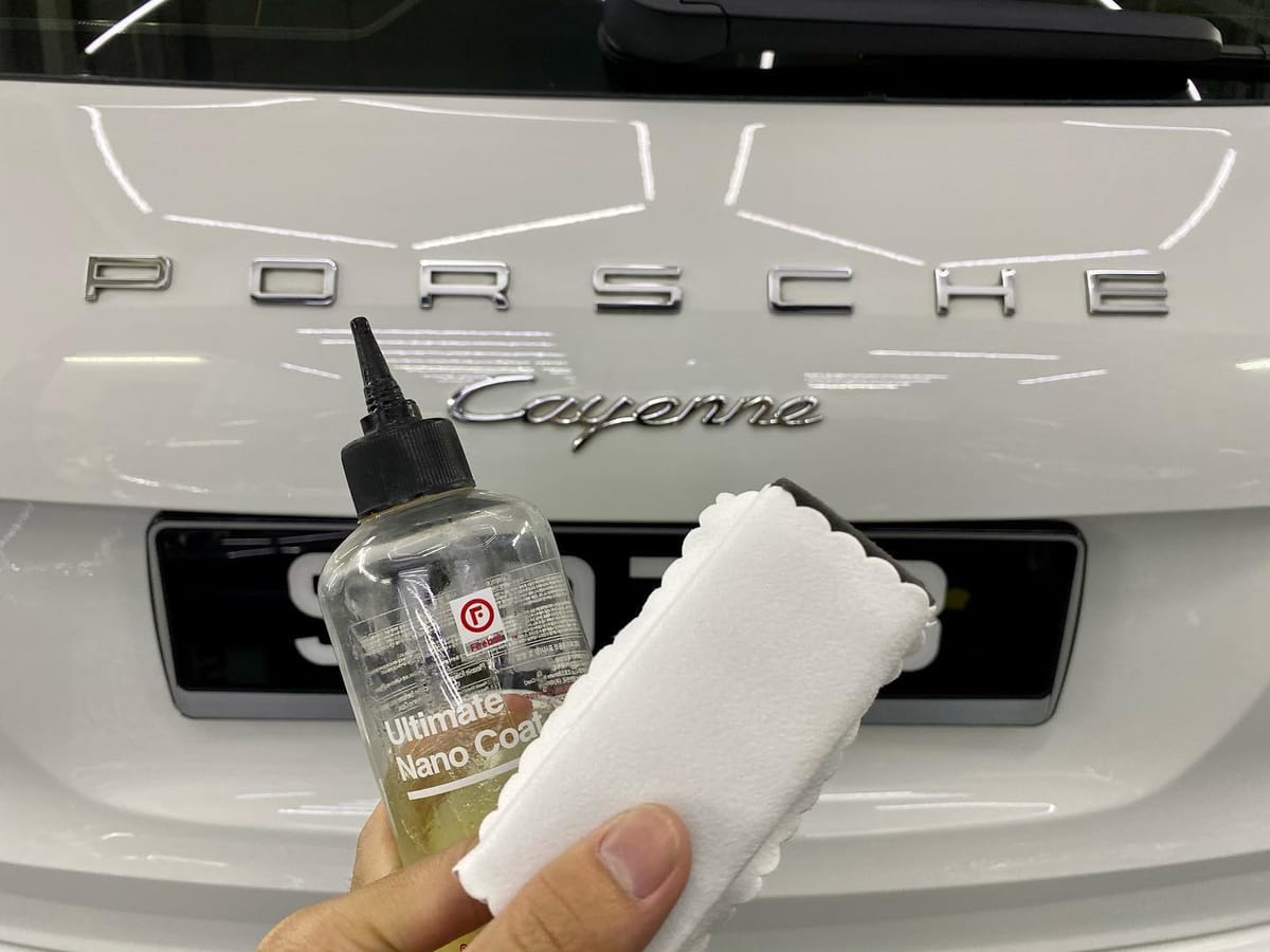 FIREBALL Nano Coating completed for Porsche Cayenne.