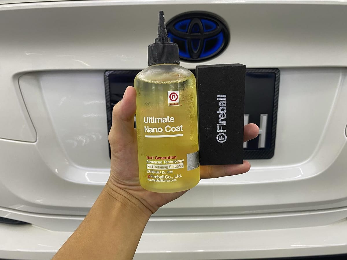 FIREBALL Nano Coating completed for Toyota CHR.