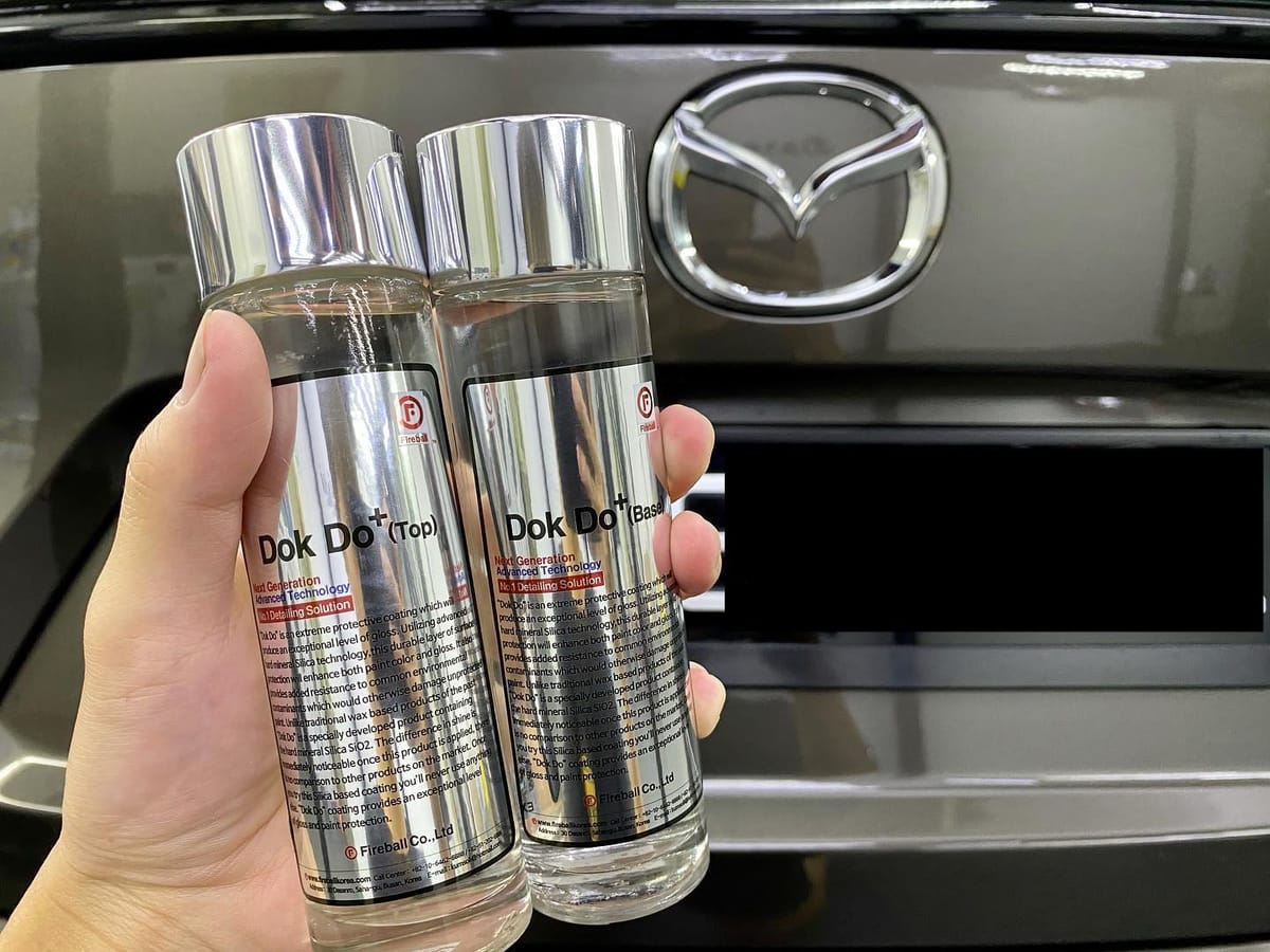 FIREBALL Dok Do 9H Ceramic Coating completed for Mazda CX...