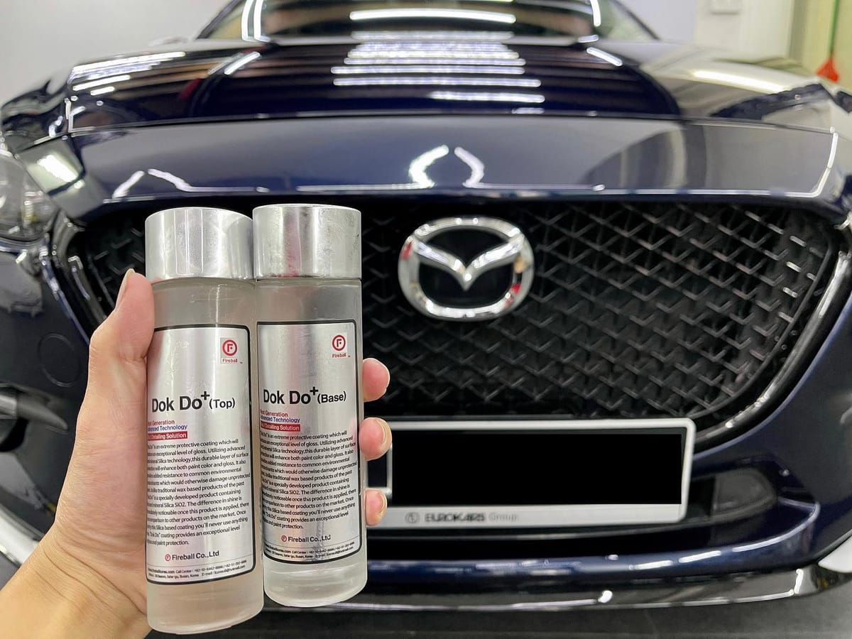 FIREBALL Dok Do 9H Ceramic Coating completed for Mazda 3.
