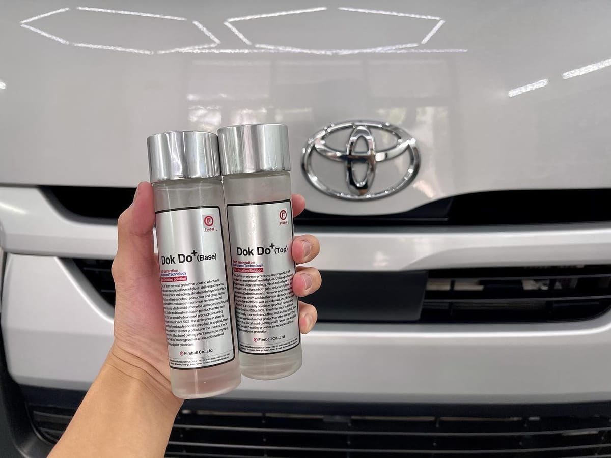 FIREBALL Dok Do 9H Ceramic Coating completed for Toyota H...