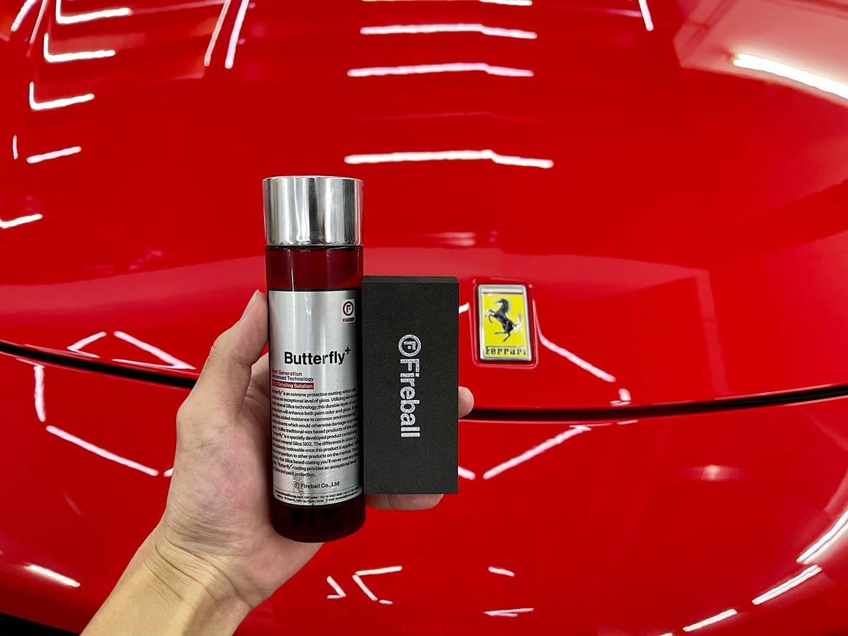 FIREBALL Butterfly 9H Ceramic Coating completed for Ferra...