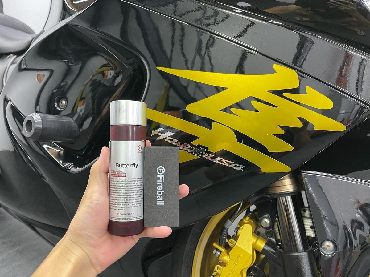FIREBALL Butterfly Ceramic Coating completed for Suzuki H...