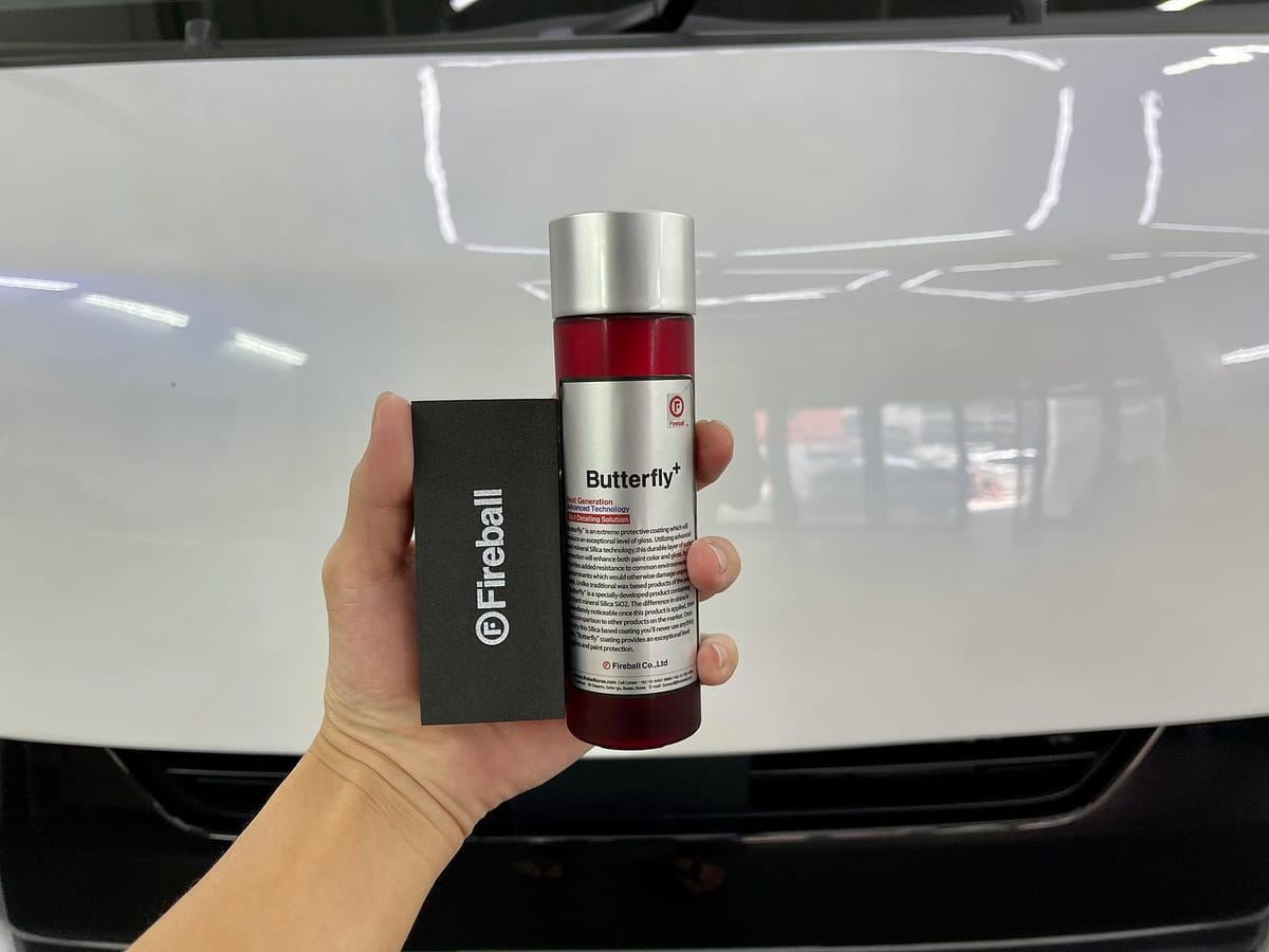 FIREBALL Butterfly 9H Ceramic Coating completed for Toyot...