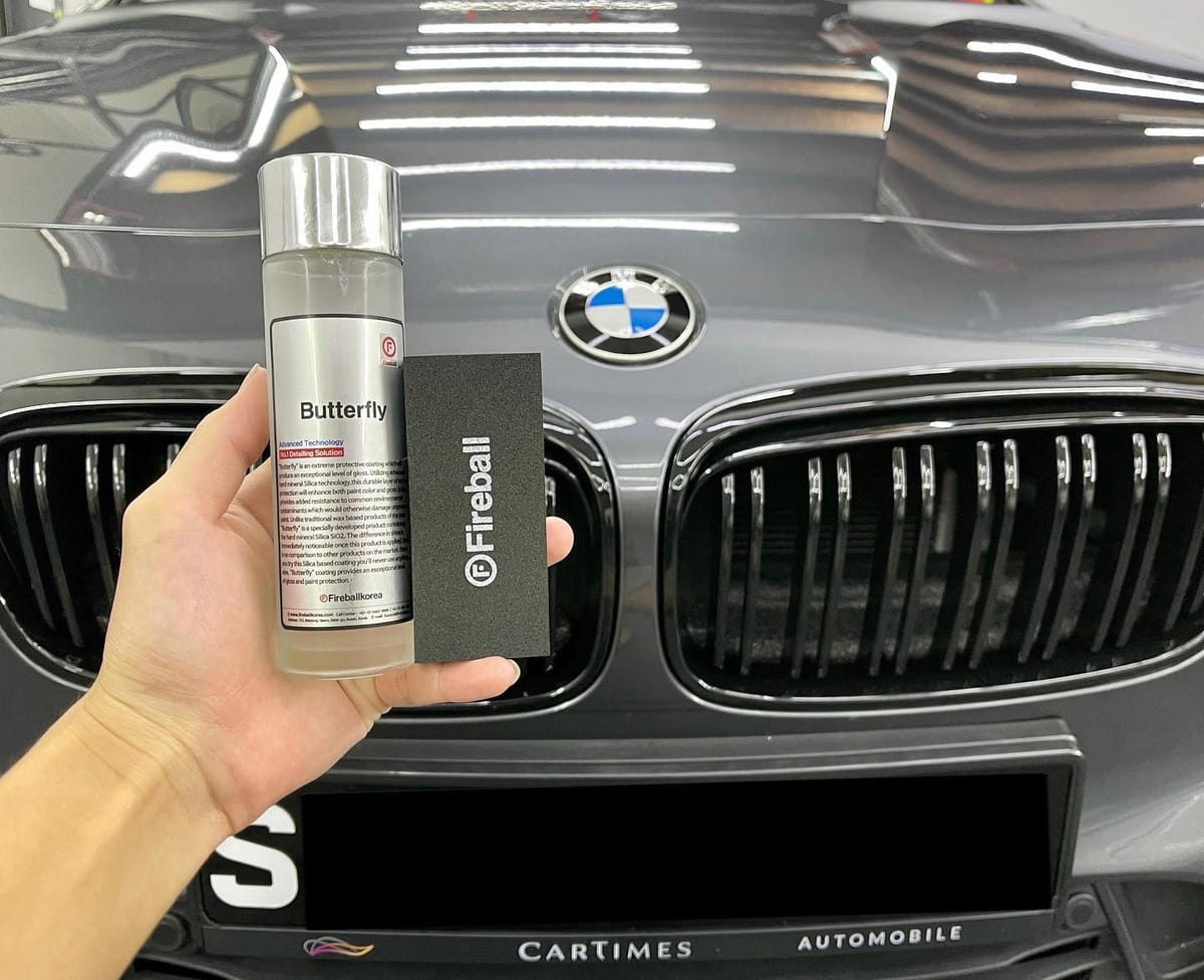 FIREBALL Butterfly 9H Ceramic Coating completed for BMW 2...