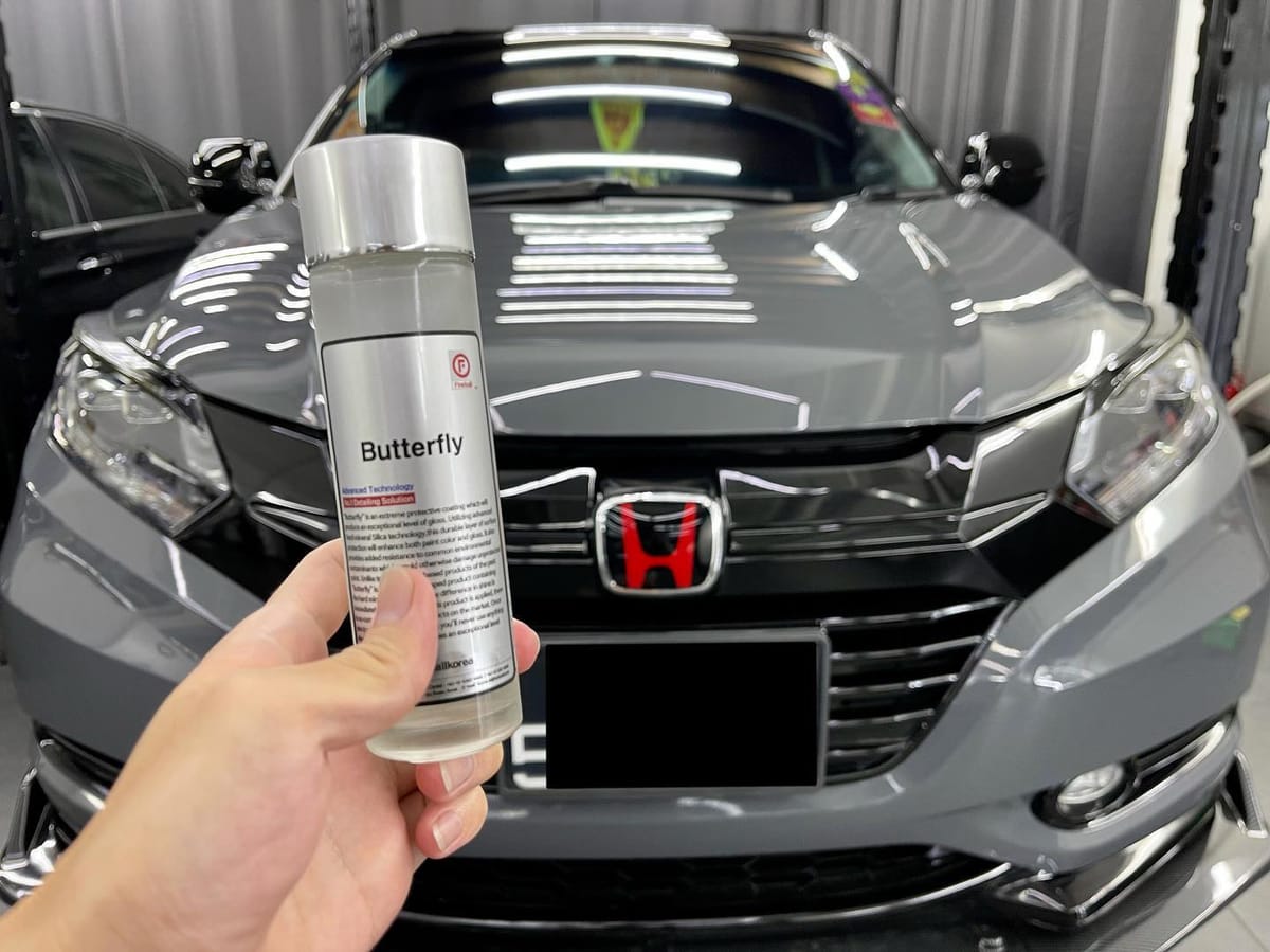 FIREBALL Butterfly 9H Ceramic Coating completed for Honda...