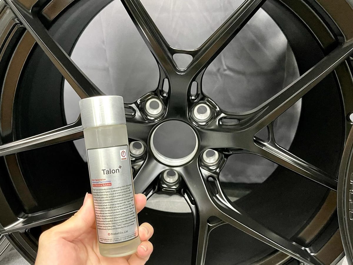 Rim coating completed on Custom Forged Rim.