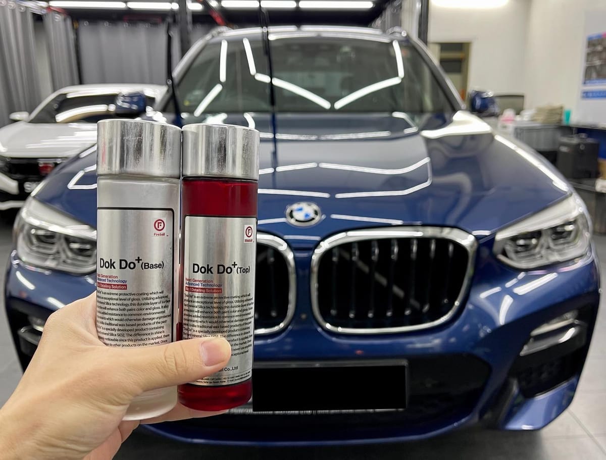 FIREBALL Dok Do 9H Ceramic Coating completed for BMW X3.
