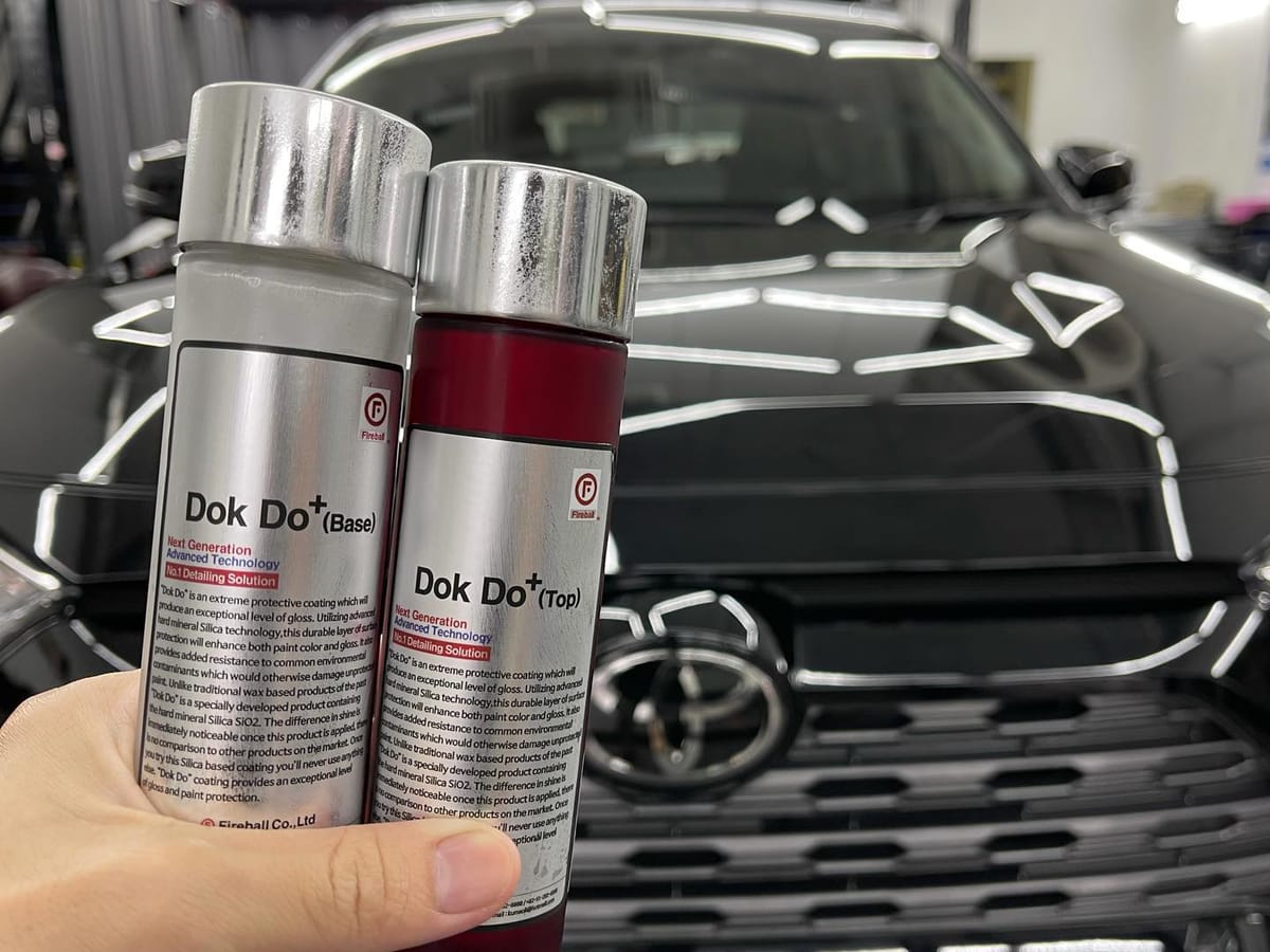 FIREBALL Dok Do 9H Ceramic Coating completed for Toyota R...