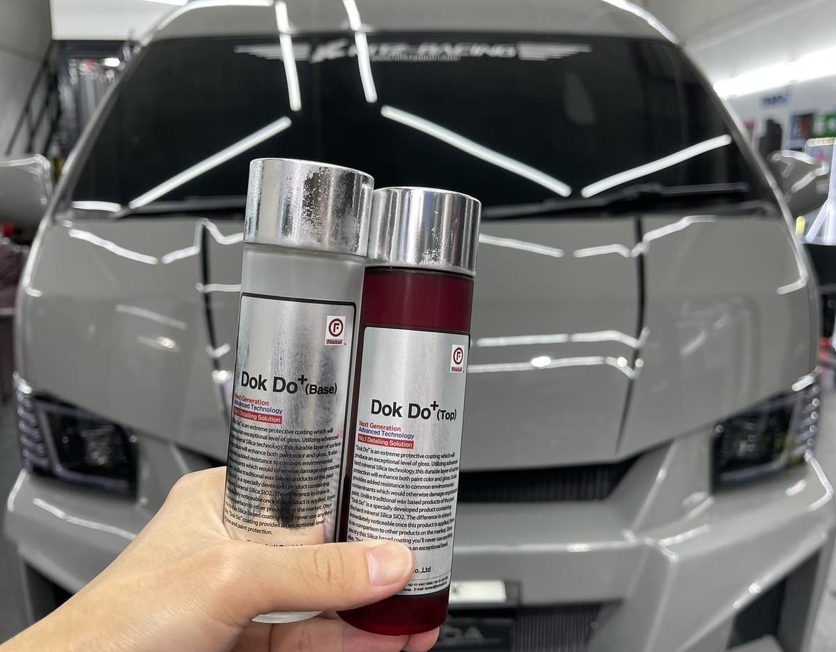 FIREBALL Dok Do 9H Ceramic Coating completed for Toyota H...