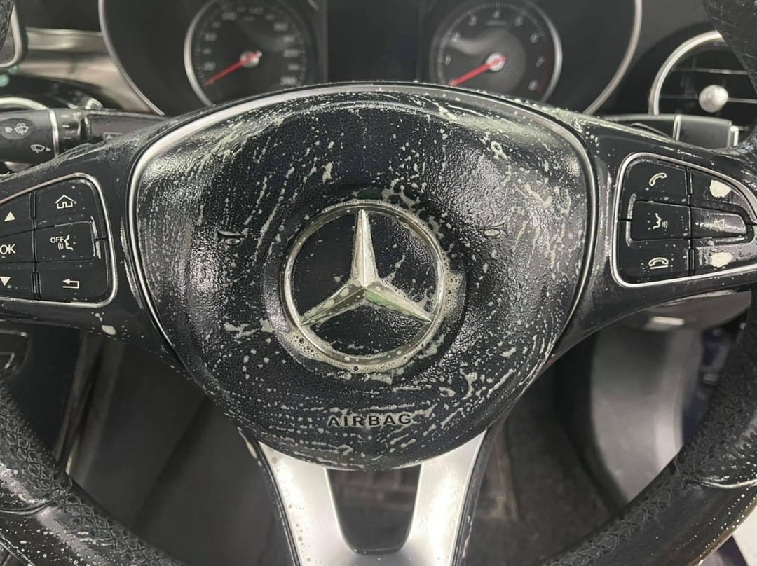 Interior Steam Cleaning completed on CLA180.