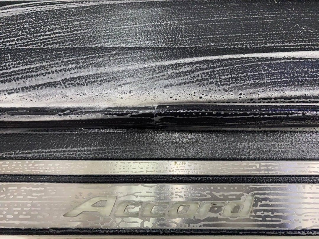 Interior Steam Cleaning Completed on Honda Accord.