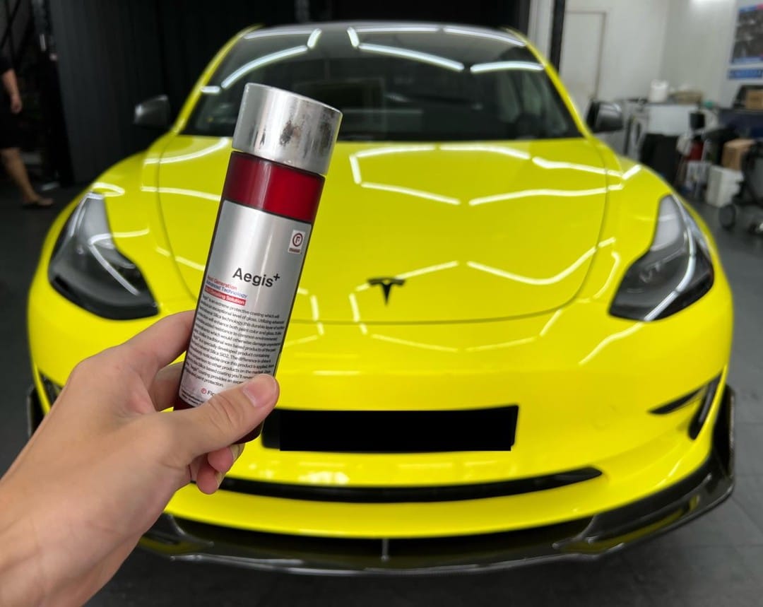 FIREBALL Aegis 9H Ceramic Coating completed for Wrapped T...