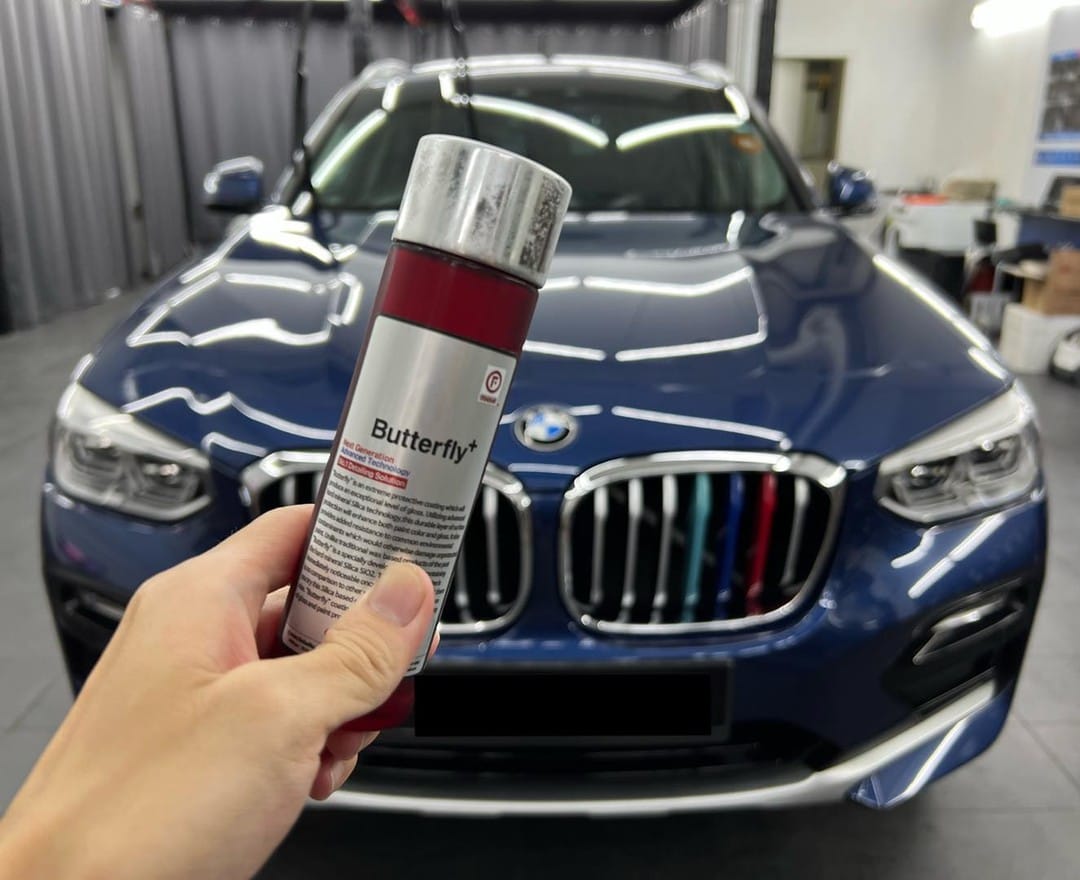 FIREBALL Butterfly 9H Ceramic Coating completed for BMW X4.