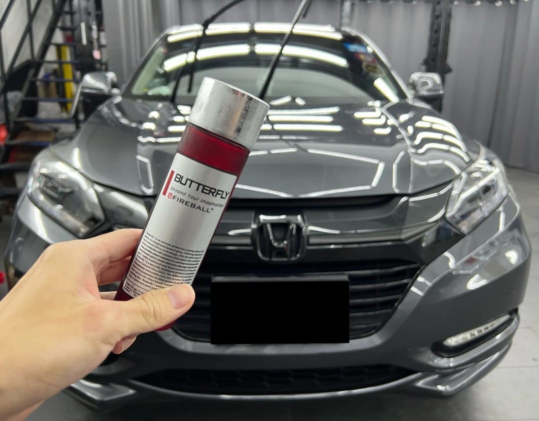 FIREBALL Butterfly 9H Ceramic Coating completed for Honda...