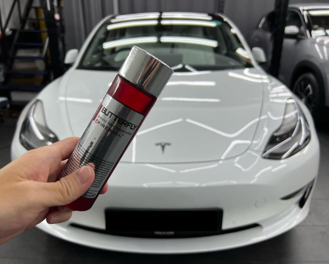 FIREBALL’s Butterfly 9H Ceramic Coating completed for Tes...