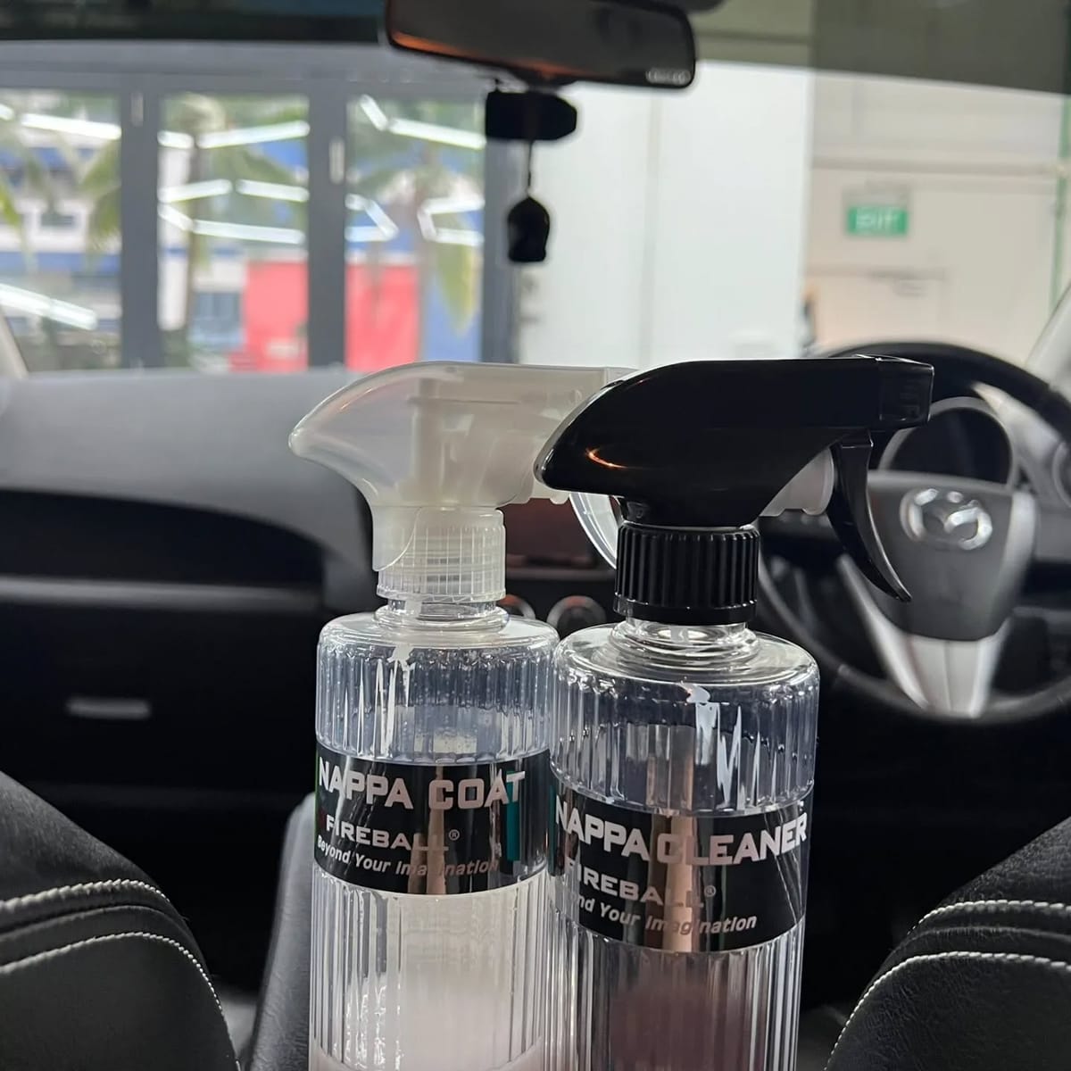 Interior Steam Cleaning Completed on Mazda.