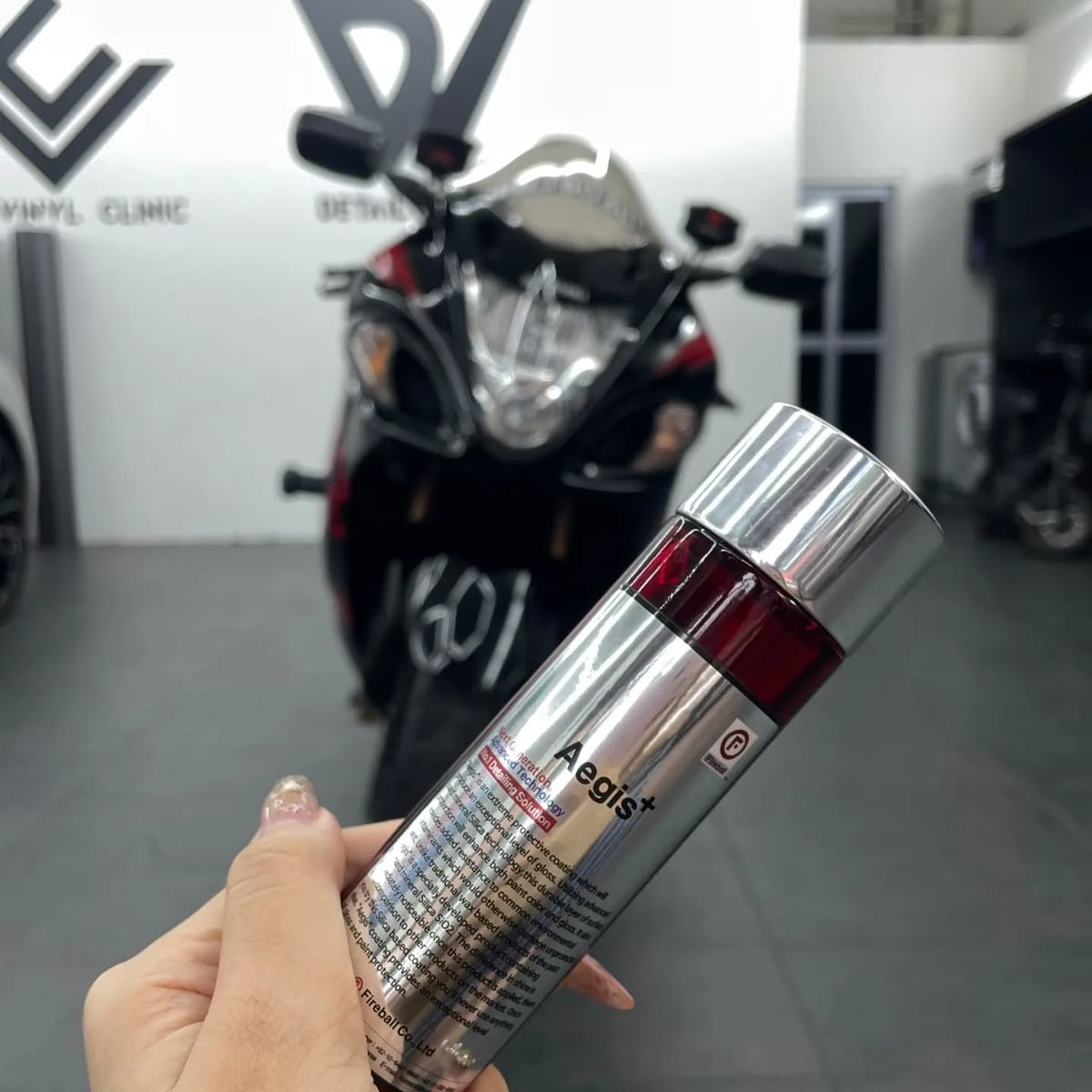 FIREBALL Aegis Ceramic Coating completed for Suzuki Hayab...