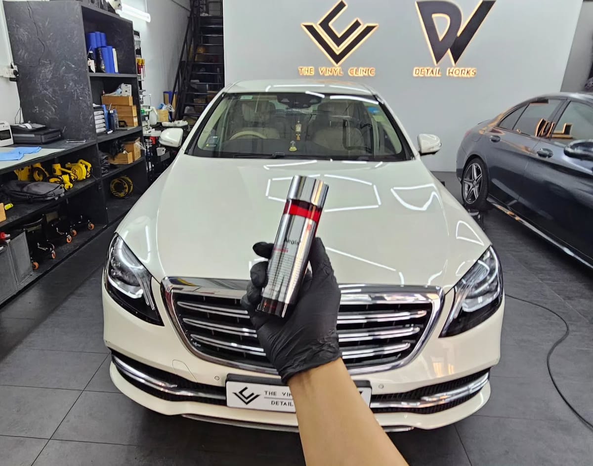 FIREBALL Aegis Ceramic Coating completed for Mercedes S C...