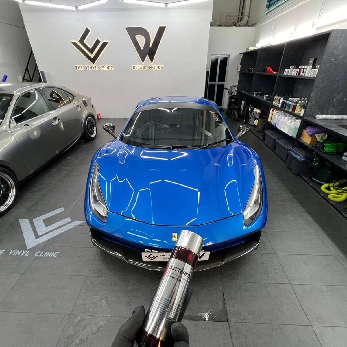 Ferrari 488 with Fireball Butterfly.