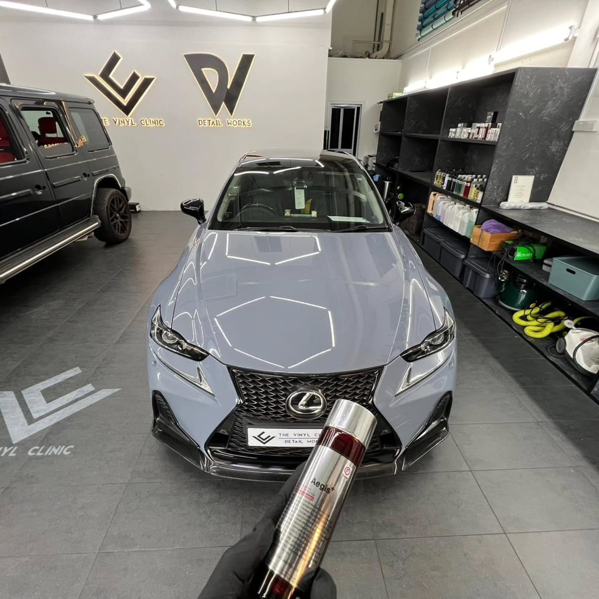 Fireball Aegis coating on Self Healing Arctic Grey wrappe...