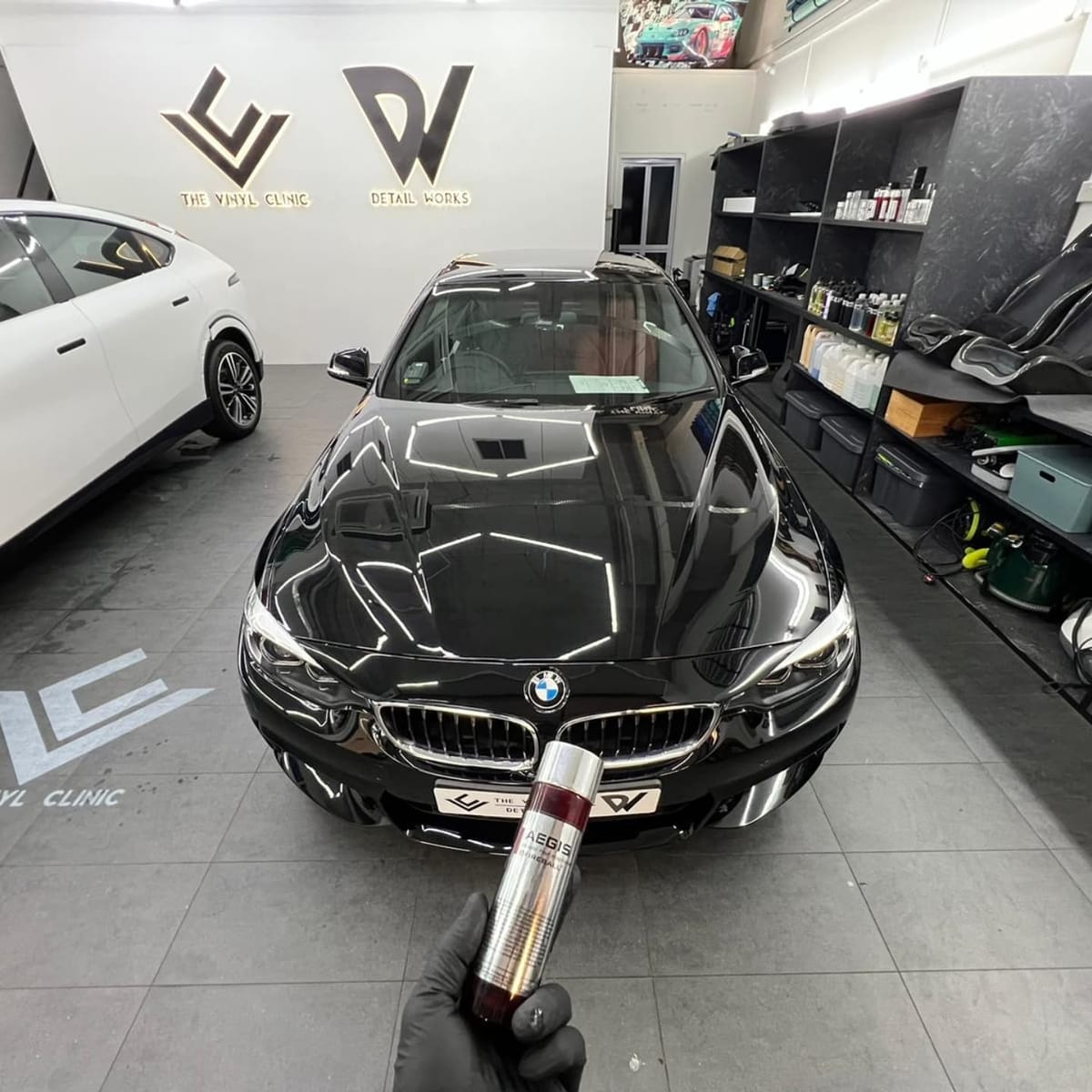 Aegis on a self healing ultra gloss black.