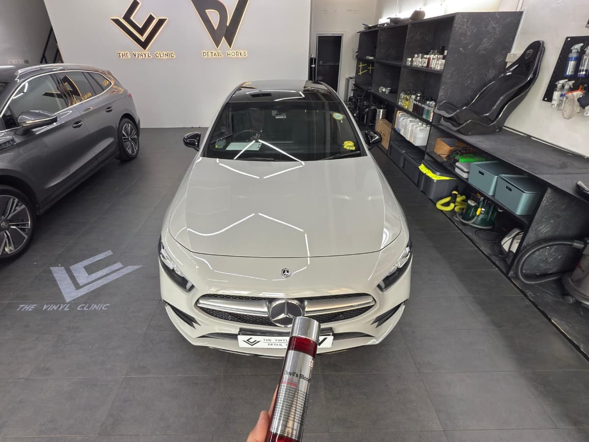 Fireball Devil's Blood 7H Ceramic Coating on this freshly...