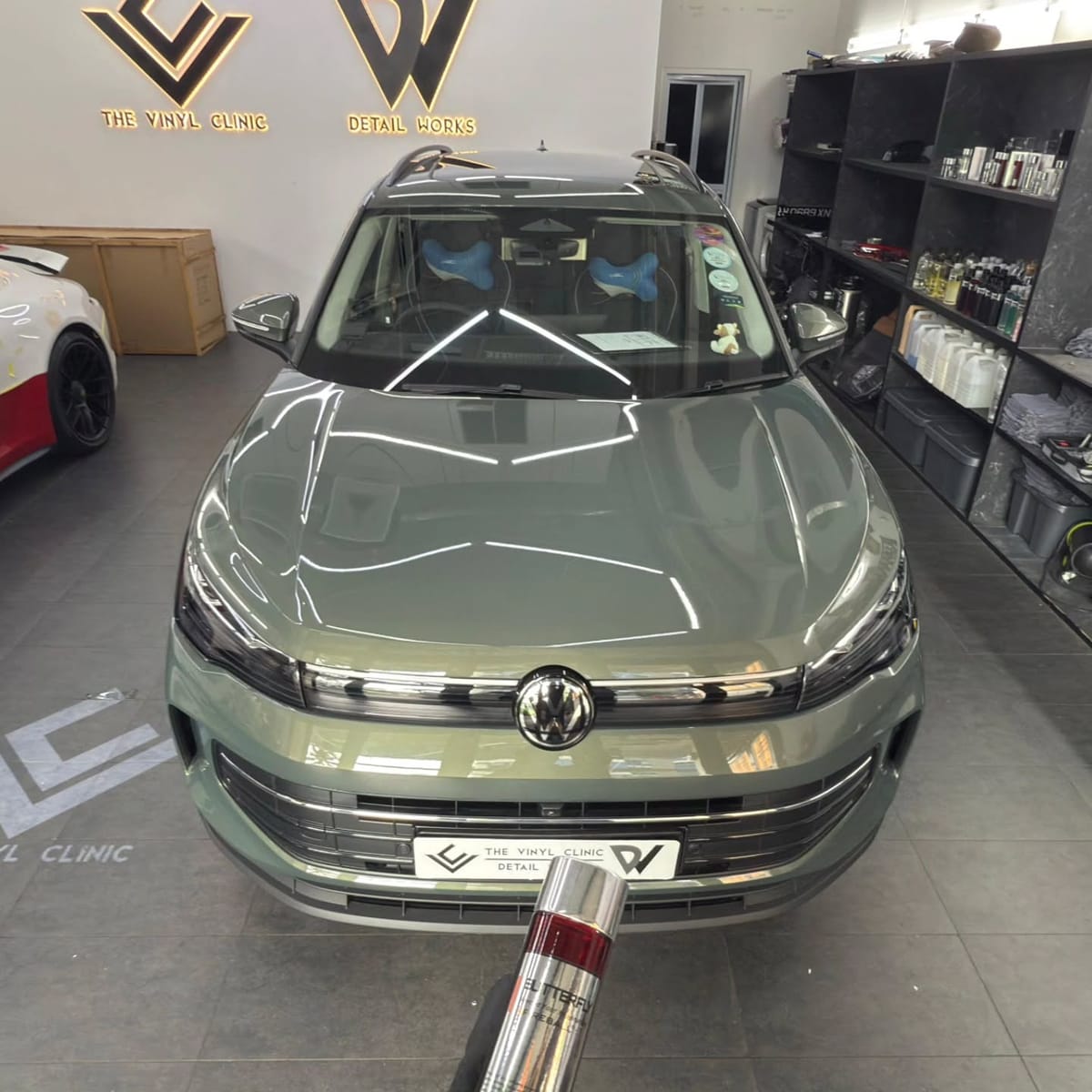 Freshly collected VW Tiguan done in our top tier Fireball...