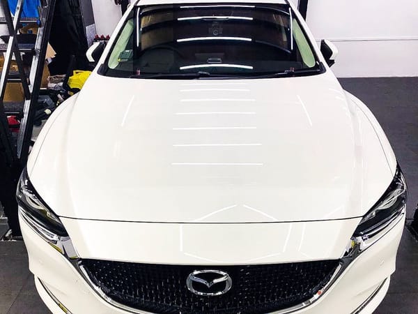 Brand New Mazda 6 coated with our Fireball Butterfly Coat...