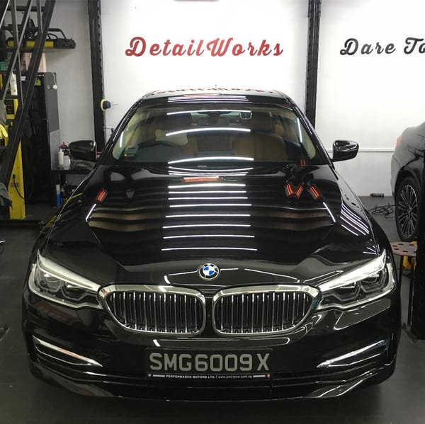 BMW G30 5 Series has been protected with our Fireball But...