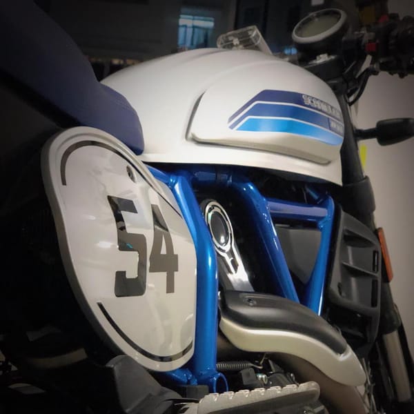 Ducati scrambler coated with Fireball highest grade DokDo...