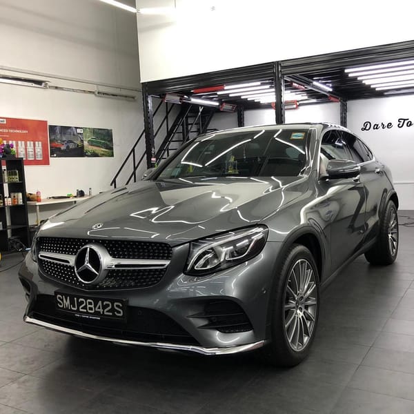Mercedes Benz GLC paint correction done and protected wit...