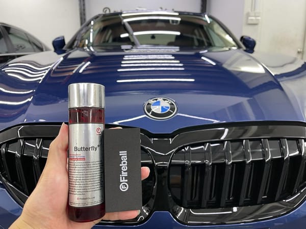 FIREBALL Butterfly 9H Ceramic Coating completed for BMW 3...