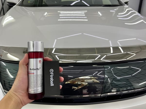 FIREBALL Butterfly 9H Ceramic Coating completed for Toyot...