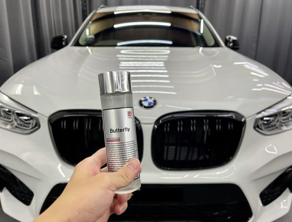 FIREBALL Butterfly 9H Ceramic Coating completed for BMW X3.