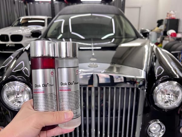 FIREBALL Dok Do 9H Ceramic Coating completed for Nissan.