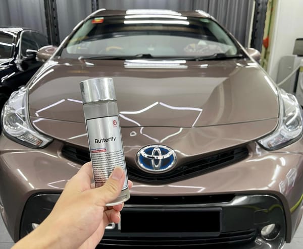 FIREBALL Butterfly 9H Ceramic Coating completed for Toyot...