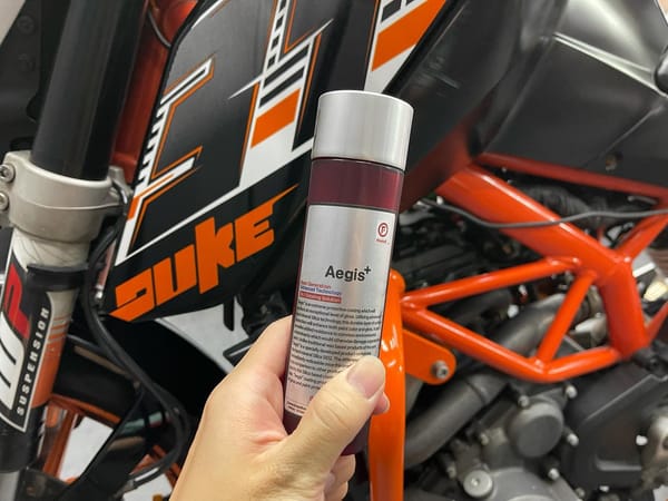 FIREBALL Aegis completed for Hayabusa KTM Bike.