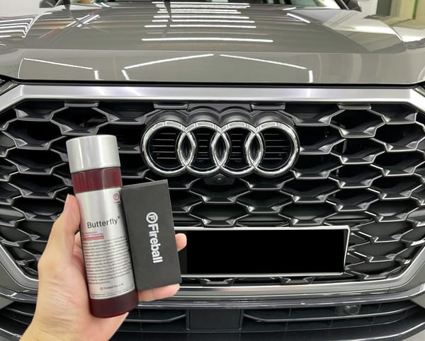 FIREBALL Butterfly 9H Ceramic Coating completed for Audi ...