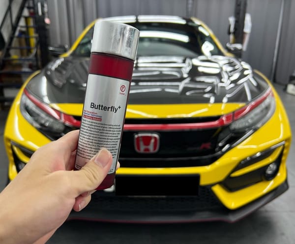 FIREBALL Butterfly 9H Ceramic Coating completed for Honda...