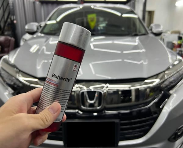 FIREBALL Butterfly 9H Ceramic Coating completed for Honda...