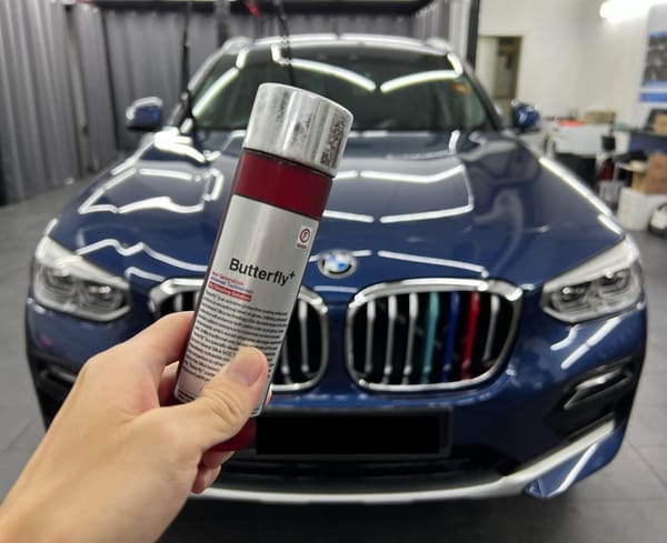 FIREBALL Butterfly 9H Ceramic Coating completed for BMW X4.