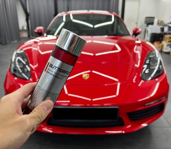 FIREBALL Butterfly 9H Ceramic Coating completed for Porsc...