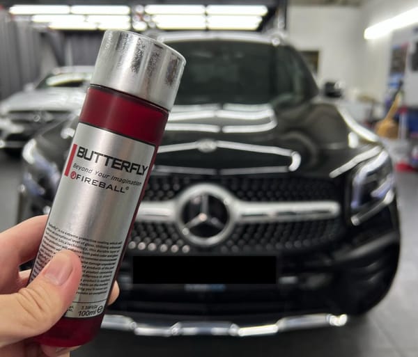 FIREBALL’s Butterfly 9H Ceramic Coating completed for GLB...