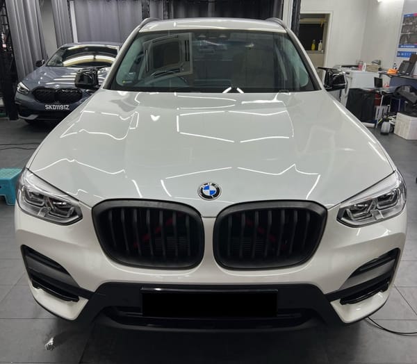FIREBALL’s Paint Correction completed for PPF-ED BMW X3 .