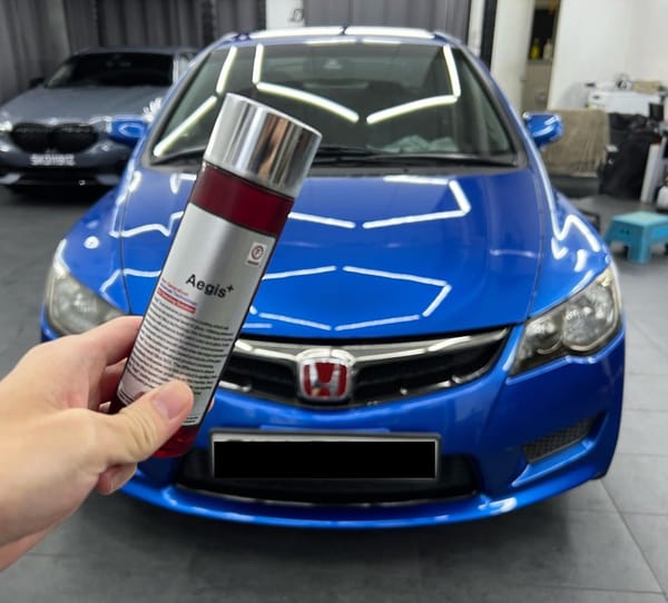 FIREBALL Aegis 9H Ceramic Coating completed for Honda Civ...