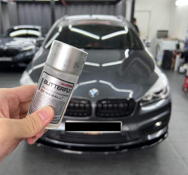 FIREBALL’s Butterfly Graphene 9H Ceramic Coating complete...