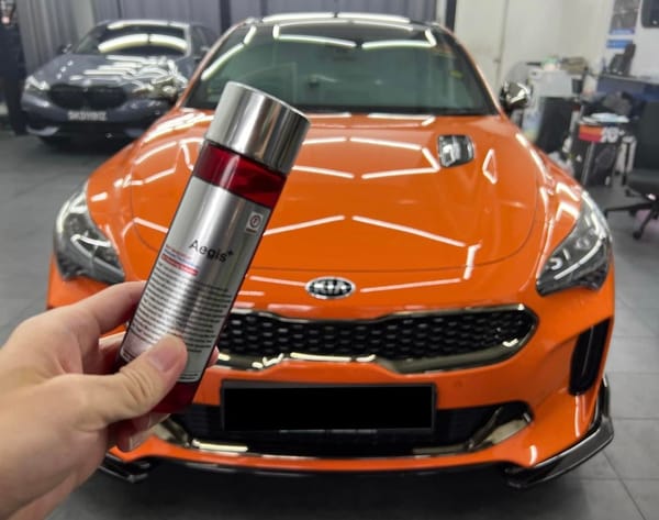 FIREBALL Aegis 9H Ceramic Coating completed for Kia Sting...