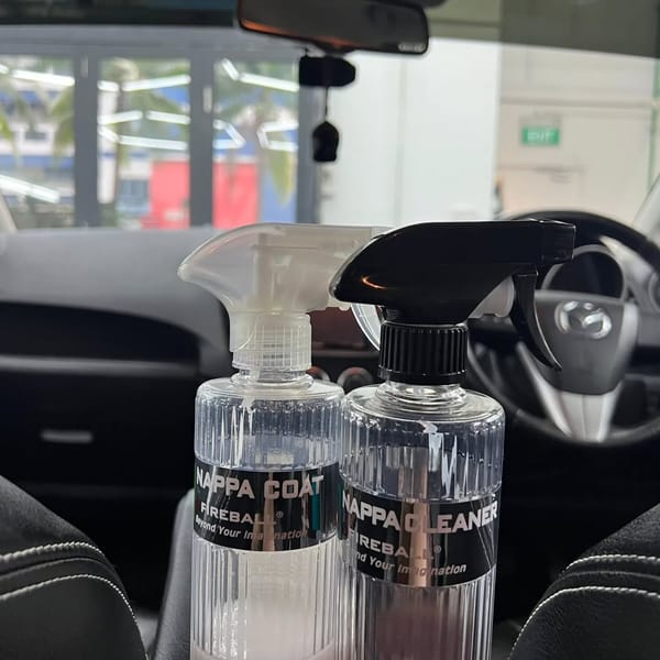 Interior Steam Cleaning Completed on Mazda.